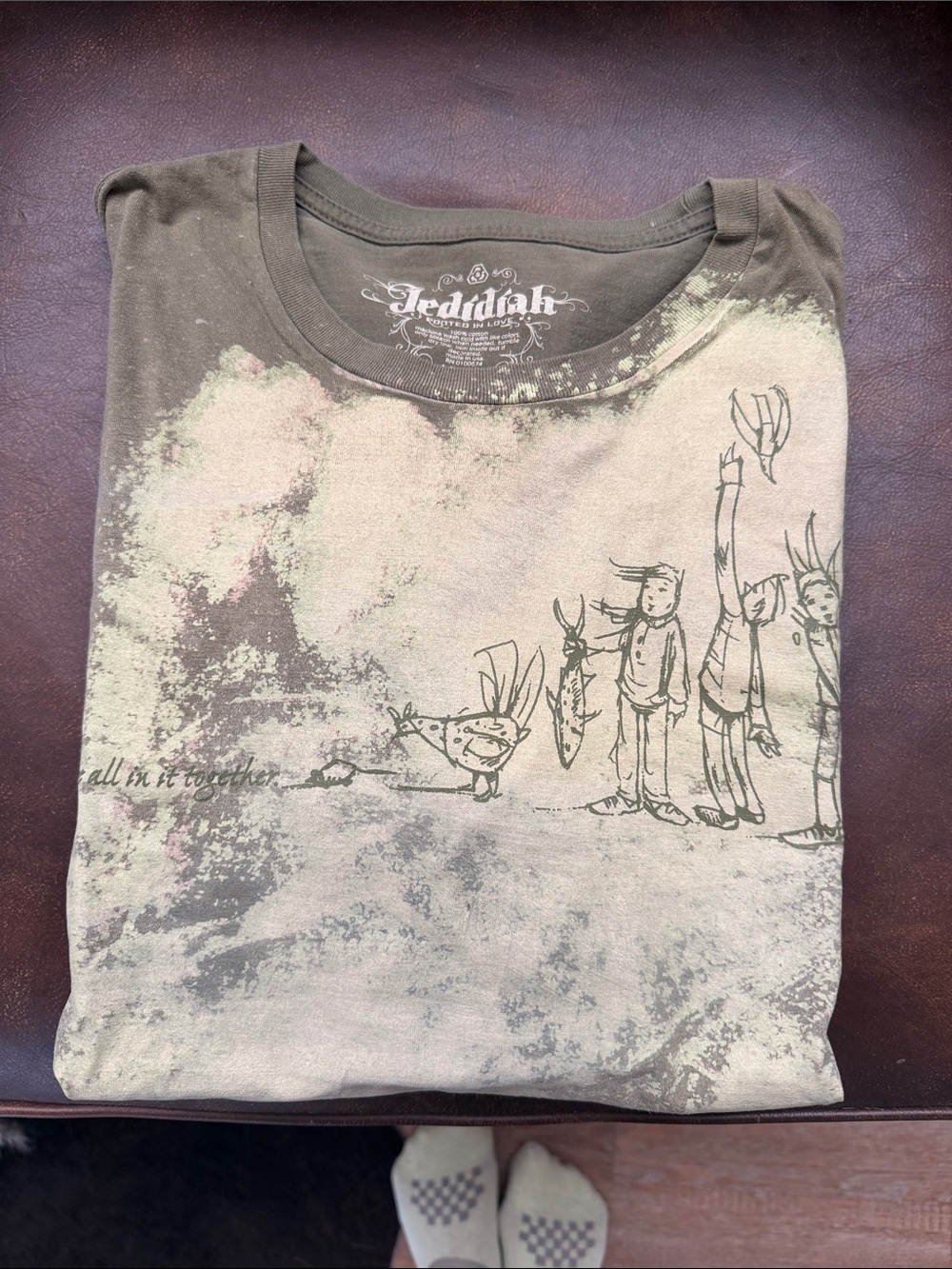 Jedidiah Brand vintage graphic tee SZ Large like new